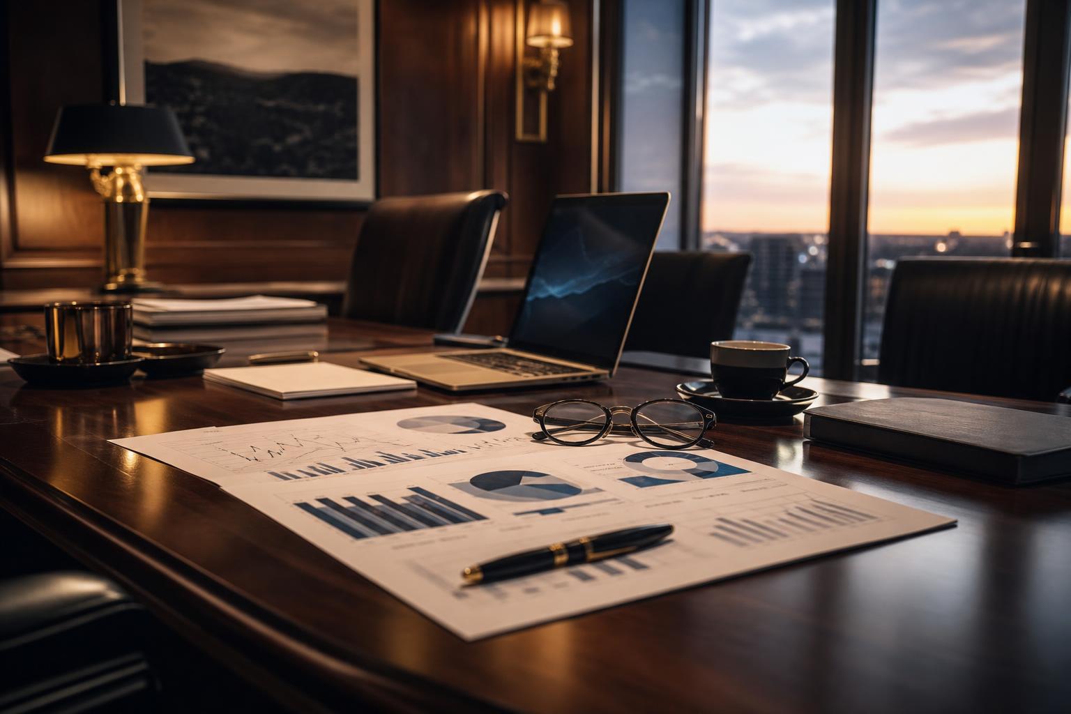 Executive financial dashboard showing CAPEX, OPEX, budgets, forecasts and operational performance KPIs.