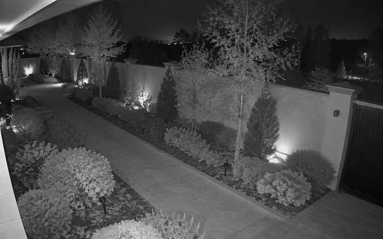 Perimeter IR illustrative security camera feed
