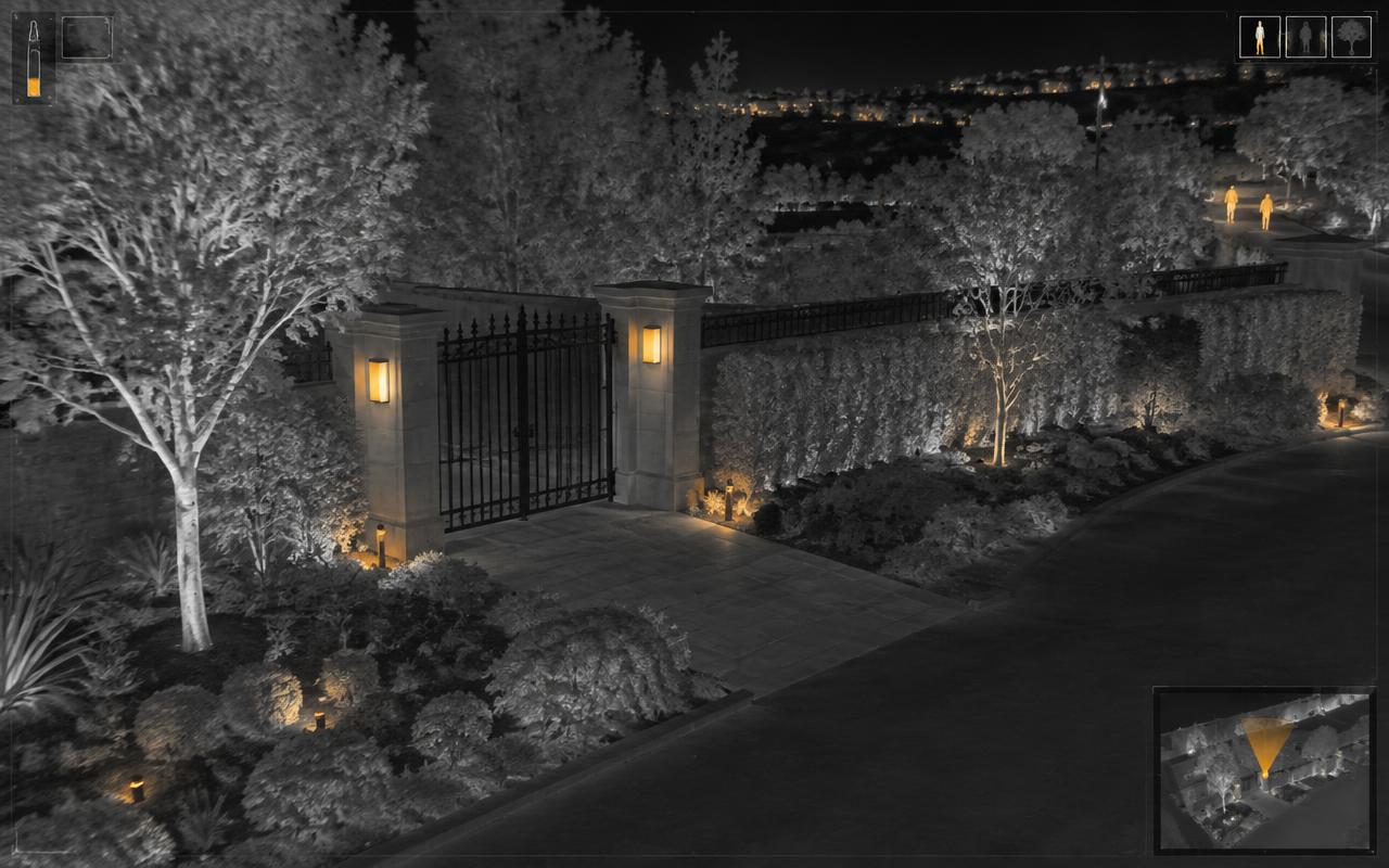South Gate IR illustrative security camera feed