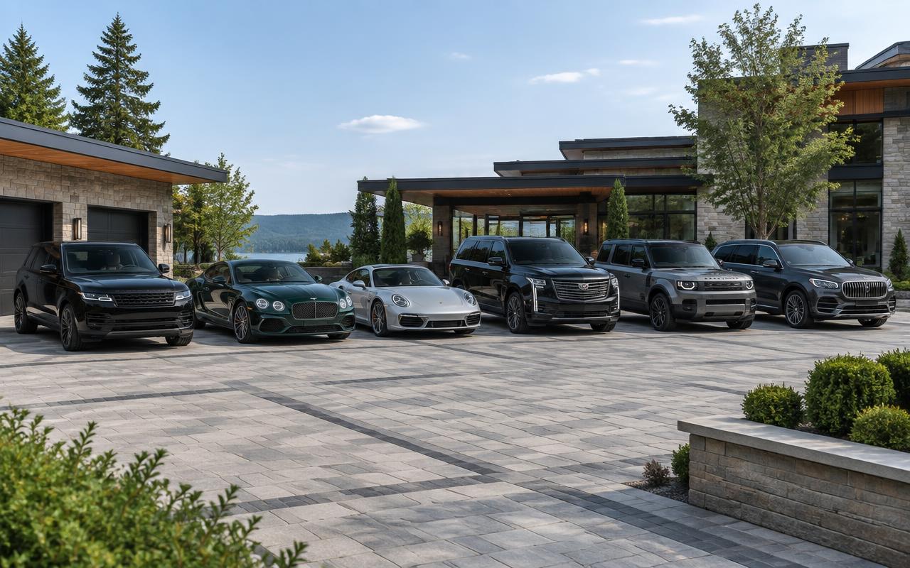 Illustrative luxury vehicle fleet