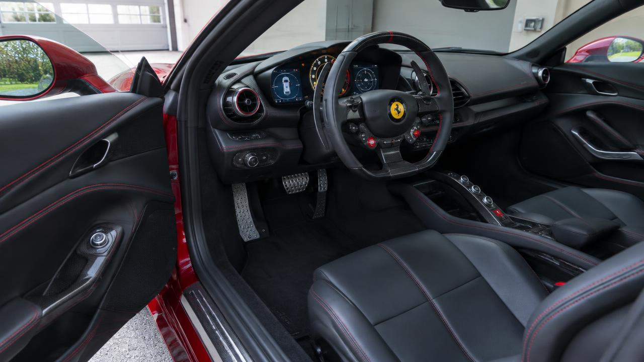 Vehicle 1 — 2024 Ferrari F8 Tributo (Rosso Corsa, bay 1) — Interior — photo 4