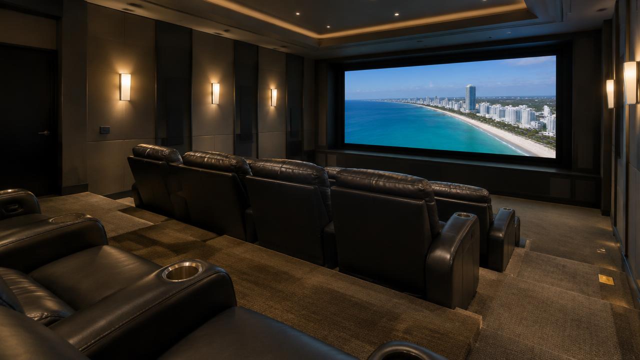 Cinema room & wine cellar — Cinema room — photo 1