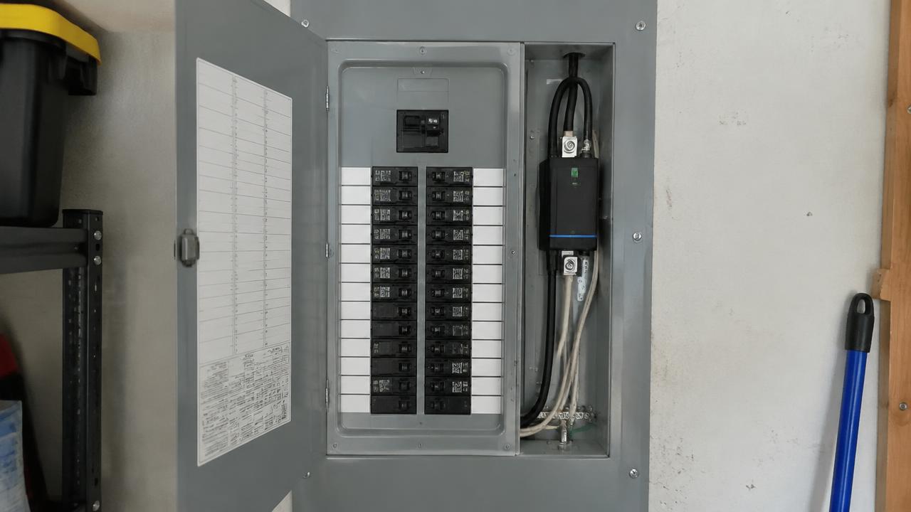 Standby generator & electrical panels — Panel & surge status — photo 2
