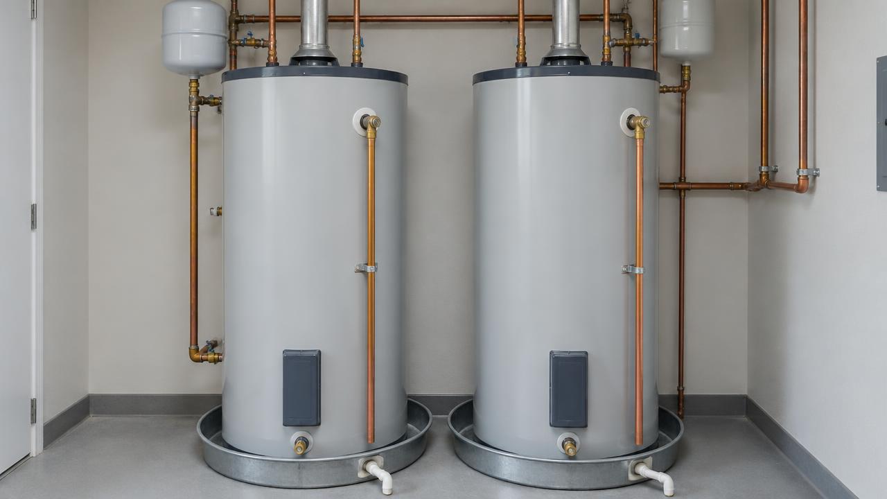 Water heaters & main shut-off — Heaters — photo 1